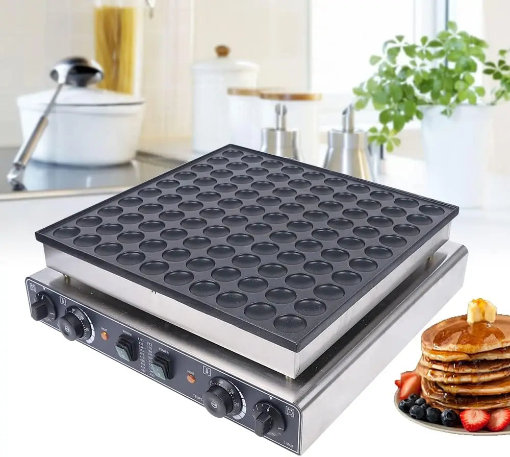 Iosn Mini Dutch Pancake Maker Waffle Iron Nonstick 110V