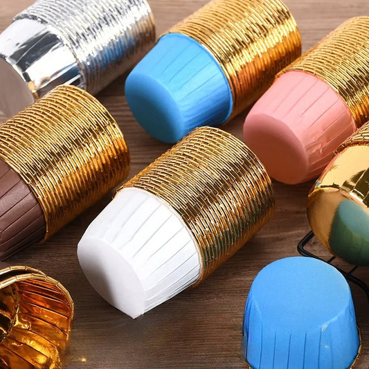 Dessert Tools Party Wrappers Muffin Cupcake Liners 50 Pack