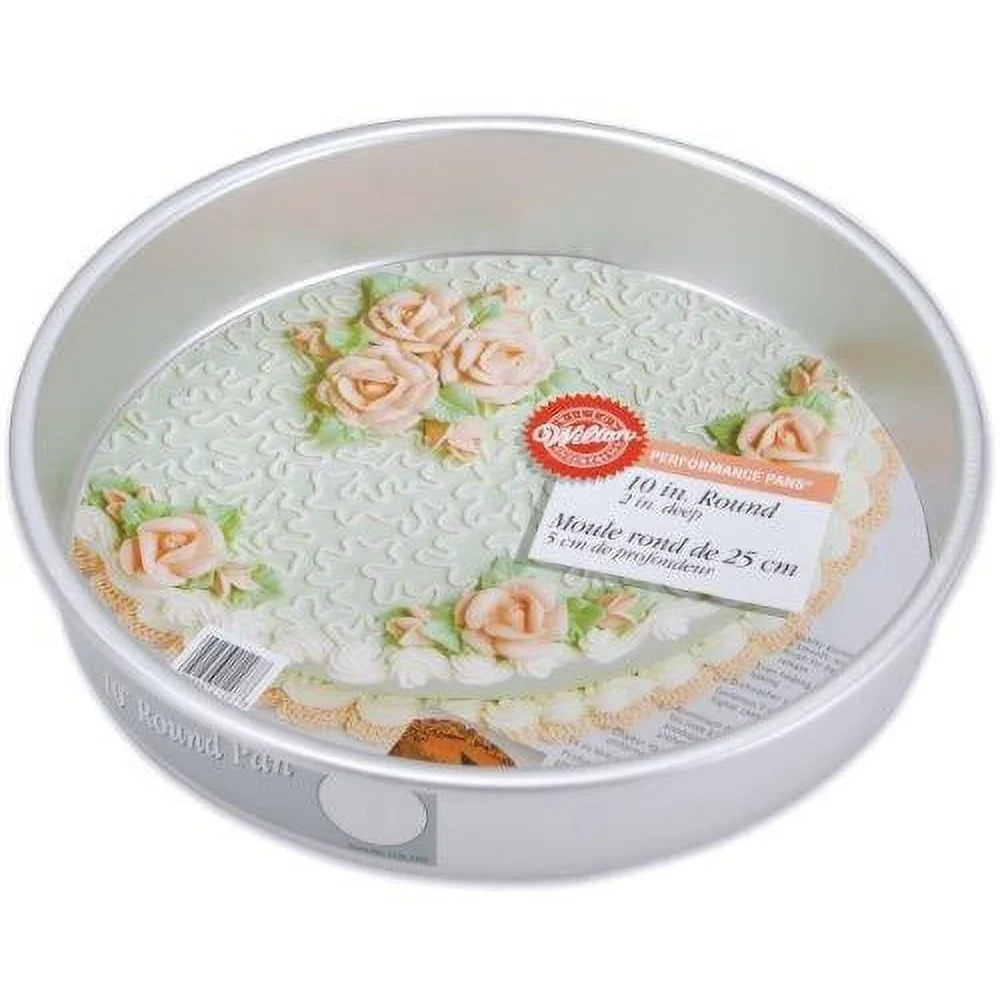 Feature Aluminum Nonstick Round Cake Pan Deep Sides