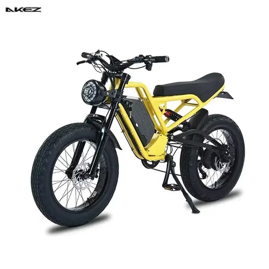 Akez 1500W 48V 18Ah Mountain Electric Fat Tire Bike