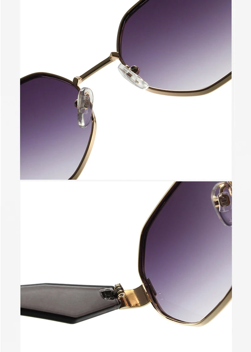 Retro Round Frame Large Frame Sunglasses New Women Sun Glasses Holiday Man Outdoor Camping Cycling Fishing Fashioneble Sunnies
