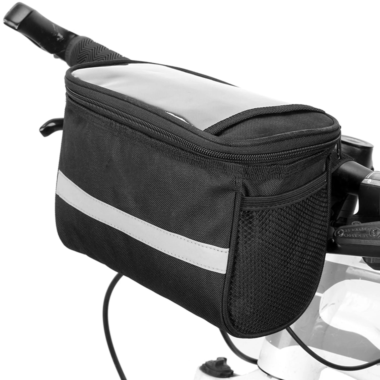 Lixada Insulated Handlebar Bike Bag With Reflective Strips
