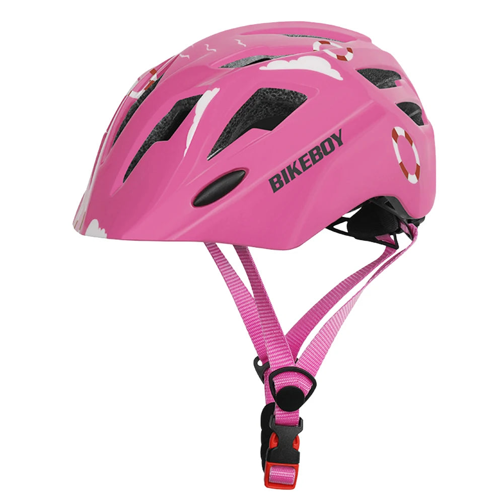 Kids Adjustable Cycling Helmet With Taillights For Balance