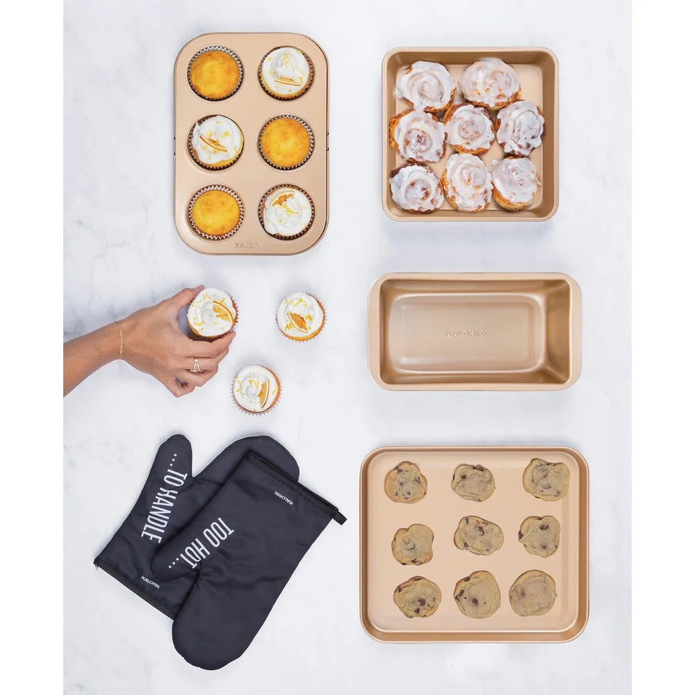 PDQ Professional Nonstick Bakeware Set With Moulds