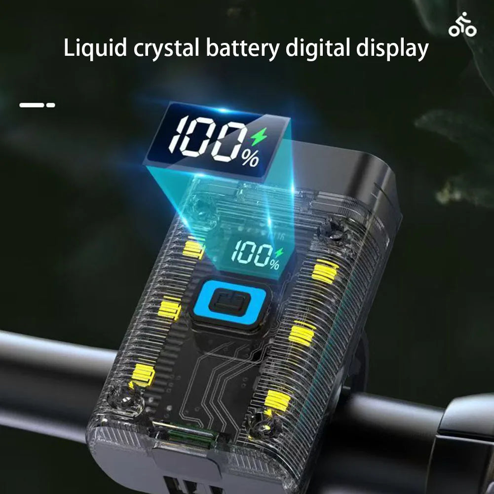 Hign-concerned LED Bicycle Front Light Rechargeable IPX4