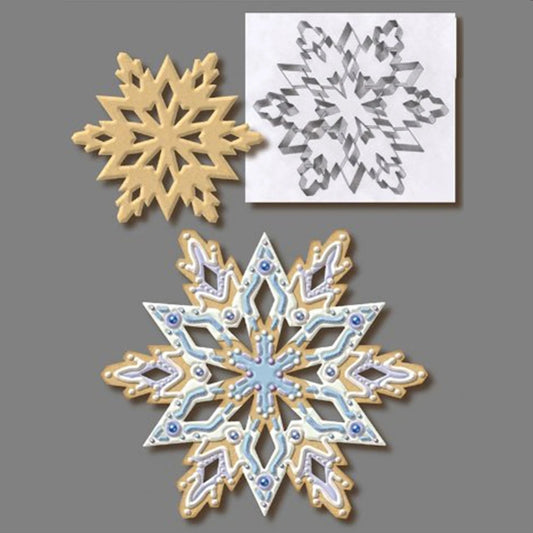 Hign Concerned ZK30 3D Snowflake Cake Mold Stainless Steel