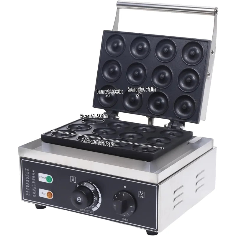 XMSJ Mini Donut Electric Maker Nonstick Donut Baker