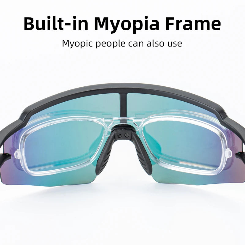 ROCKBROS Cycling Glasses Photochromic Polarized Lens Bike Glasses UV400 Protection Eyewear Sunglasses MTB Road Bicycle Goggles