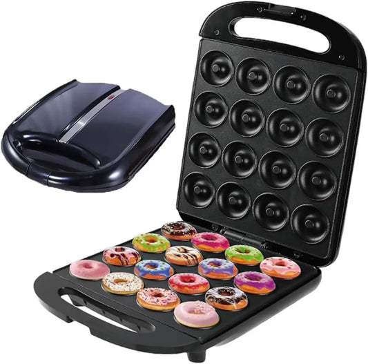Iosn Mini Donut Maker 1400W Nonstick Pancake Cake Machine
