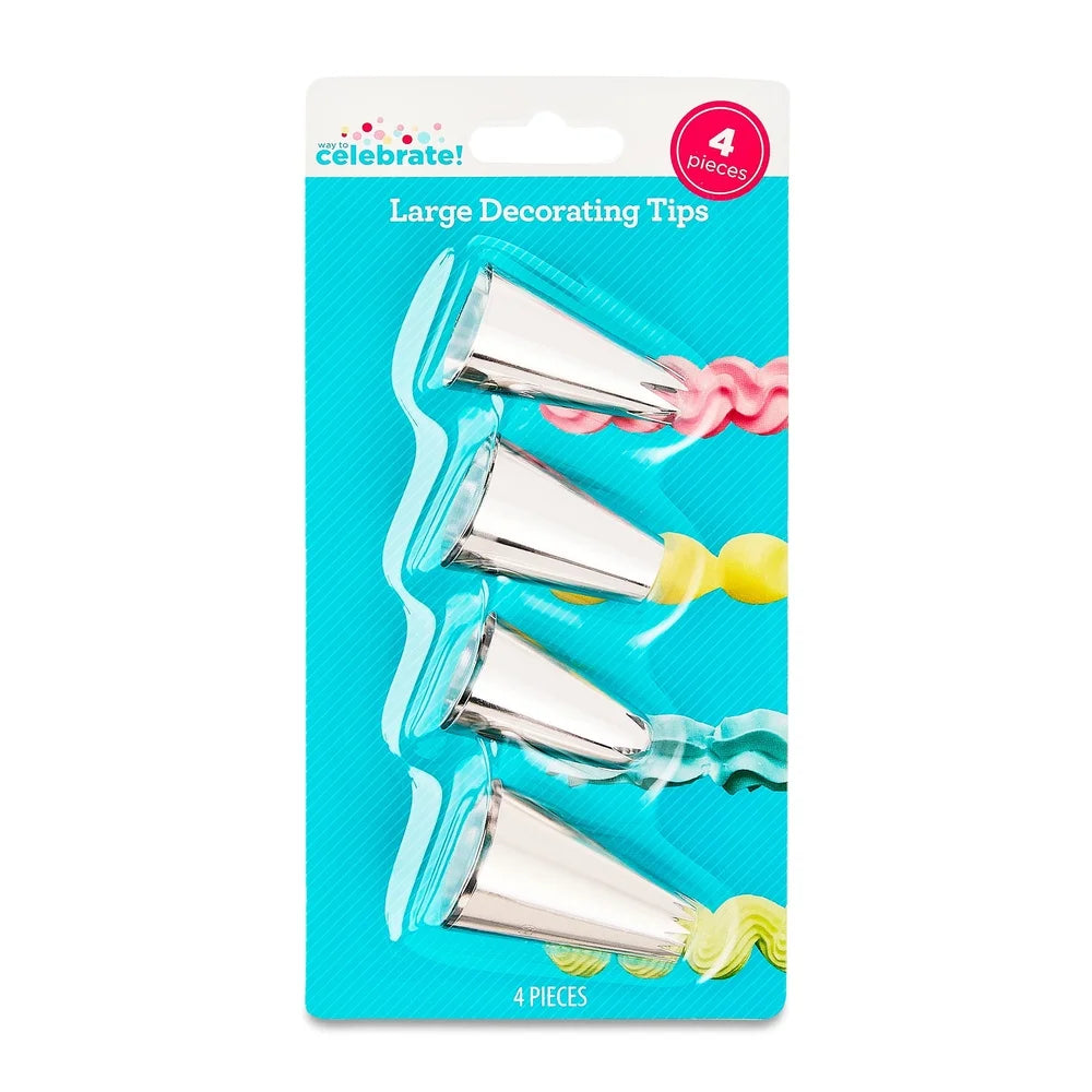 XMSJ Stainless Steel Cake Decorating Tips Set 3 Pack