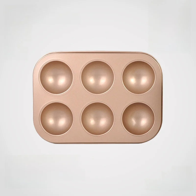 Others Cartoon Nonstick 6 Cavities Baking Mold for Oven Use