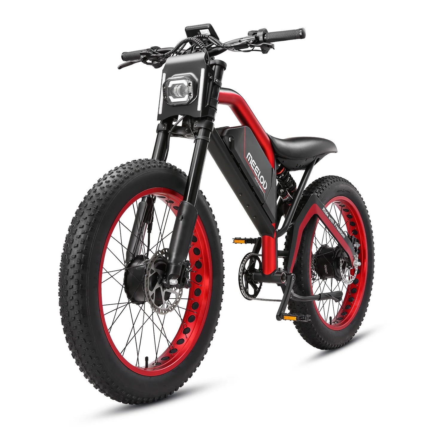 MEELOD XT600DL Dual 1000W Electric Fat Tire Mountain E Bike