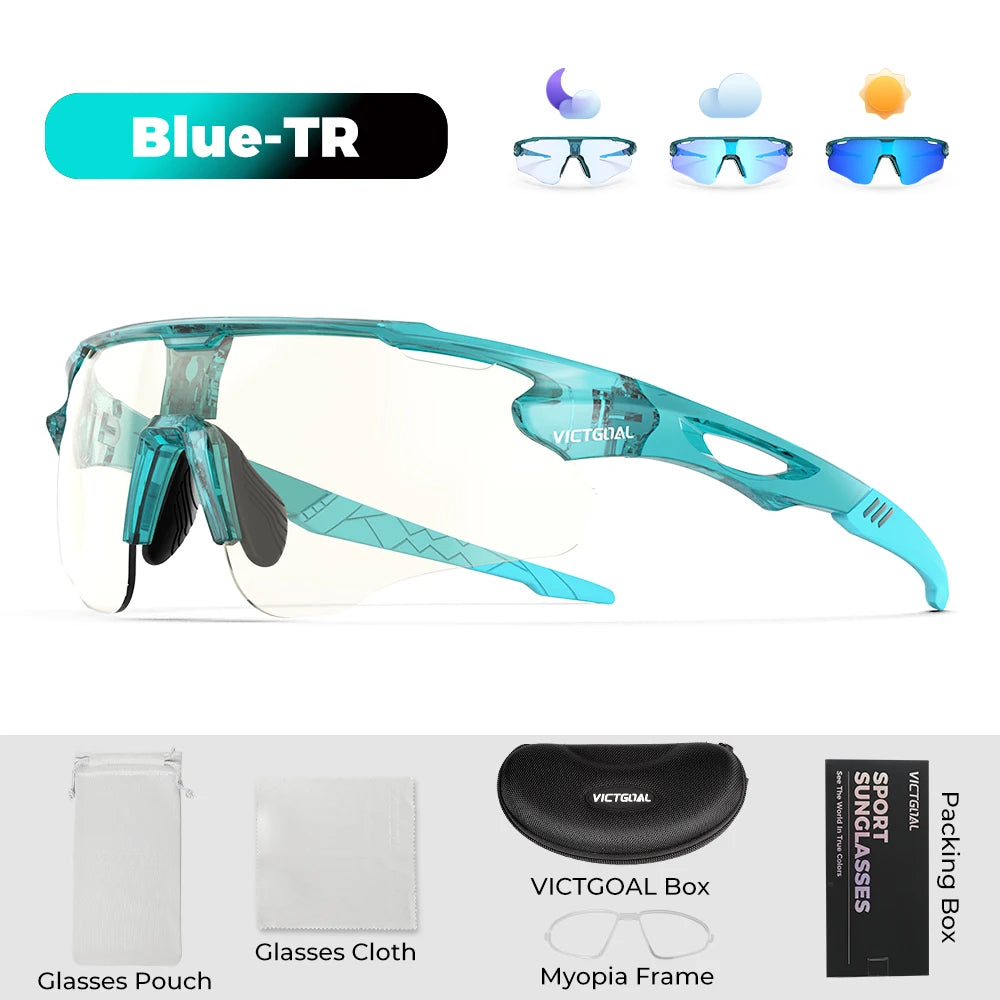VICTGOAL Photochromic Sports Sunglasses Unisex UV400