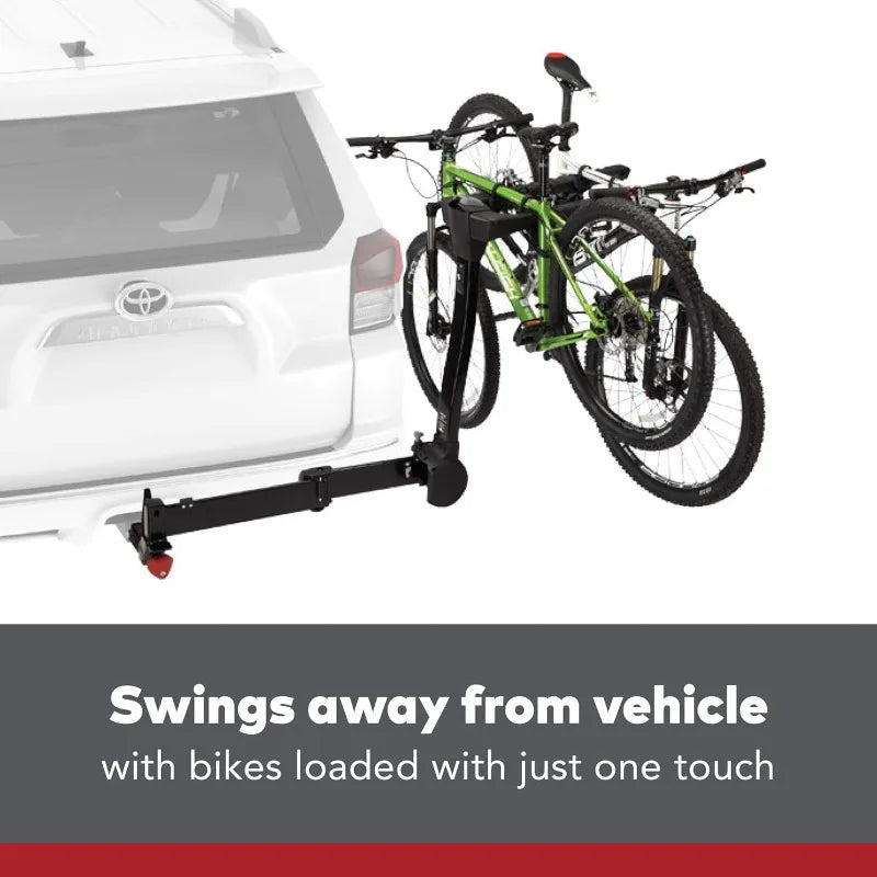 General Use FullSwing 4 Bike Hitch Mount Carrier Swing Away
