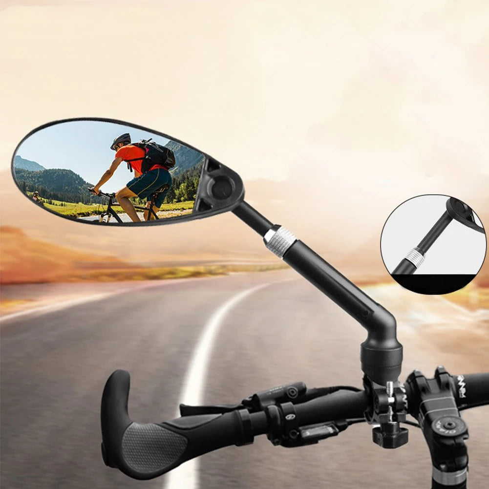 Handlebar Bike Mirror Adjustable Rearview Mirror for MTB Road Bike