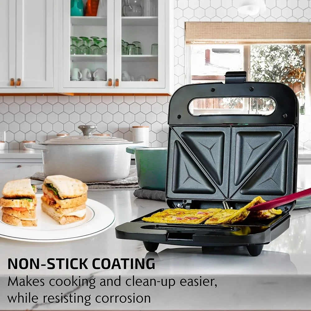 XMSJ Electric Sandwich Maker With Nonstick Plates Clean