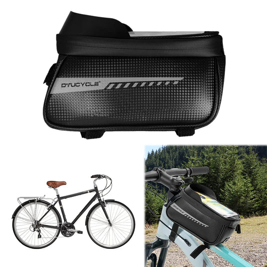 Hign-Concerned Bike Front Frame Bag Phone Holder Pouch