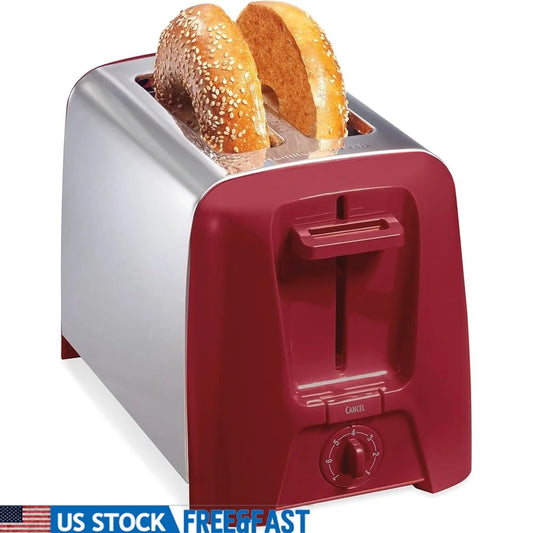 XMSJH 2 Slice Toaster Extra Wide Slots Shade Selector