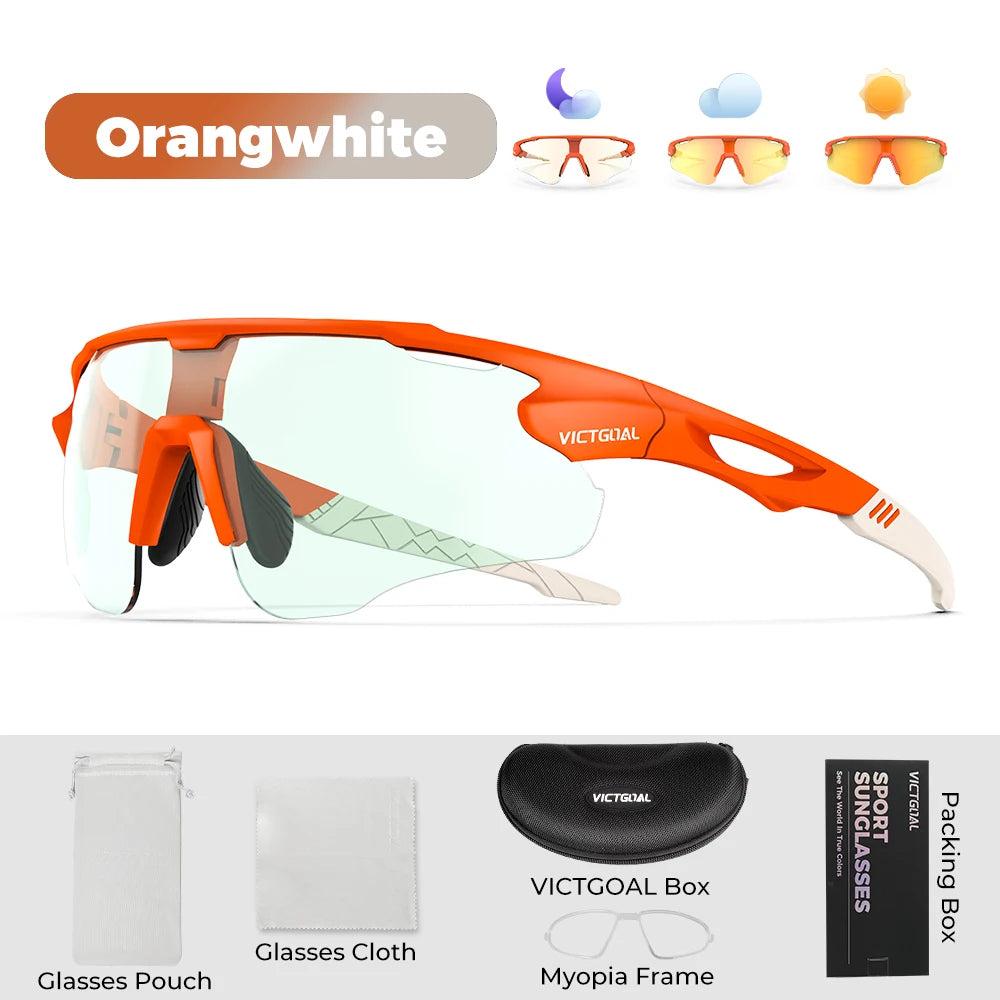 VICTGOAL Photochromic Sports Sunglasses Unisex UV400
