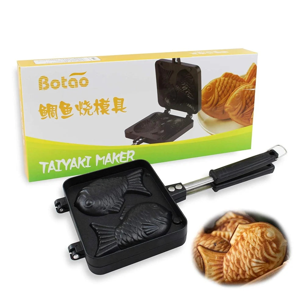 Feature Japanese Fish Shaped Cake Waffle Maker Set 4