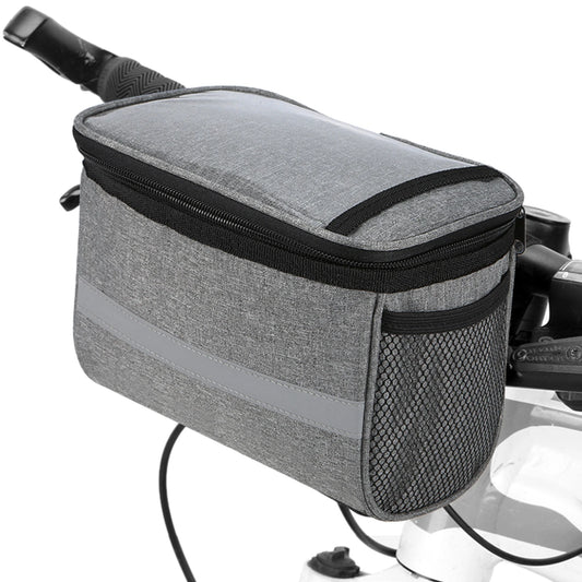 Lixada Insulated Handlebar Bike Bag With Reflective Strips