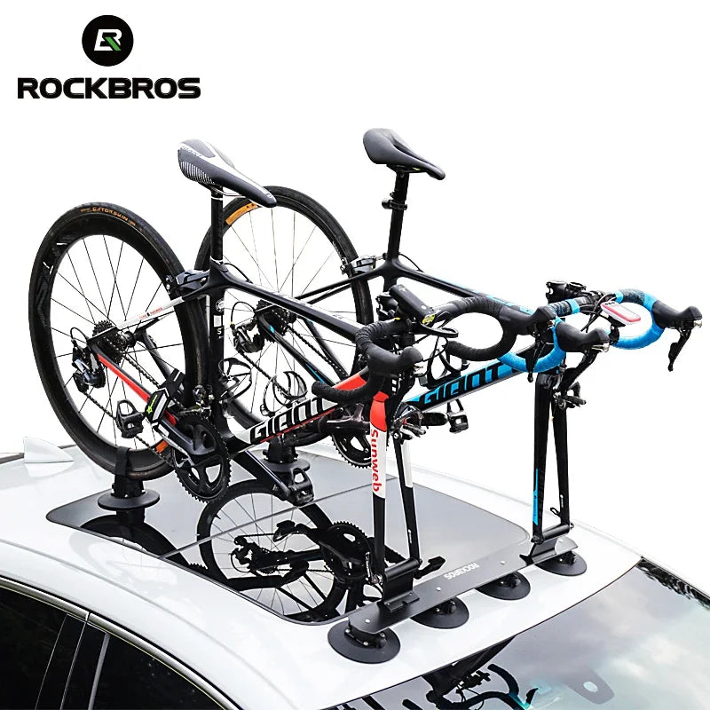 ROCKBROS Suction Roof Bike Rack Carrier For MTB Road Bikes