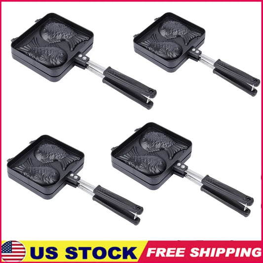 Feature Japanese Fish Shaped Cake Waffle Maker Set 4