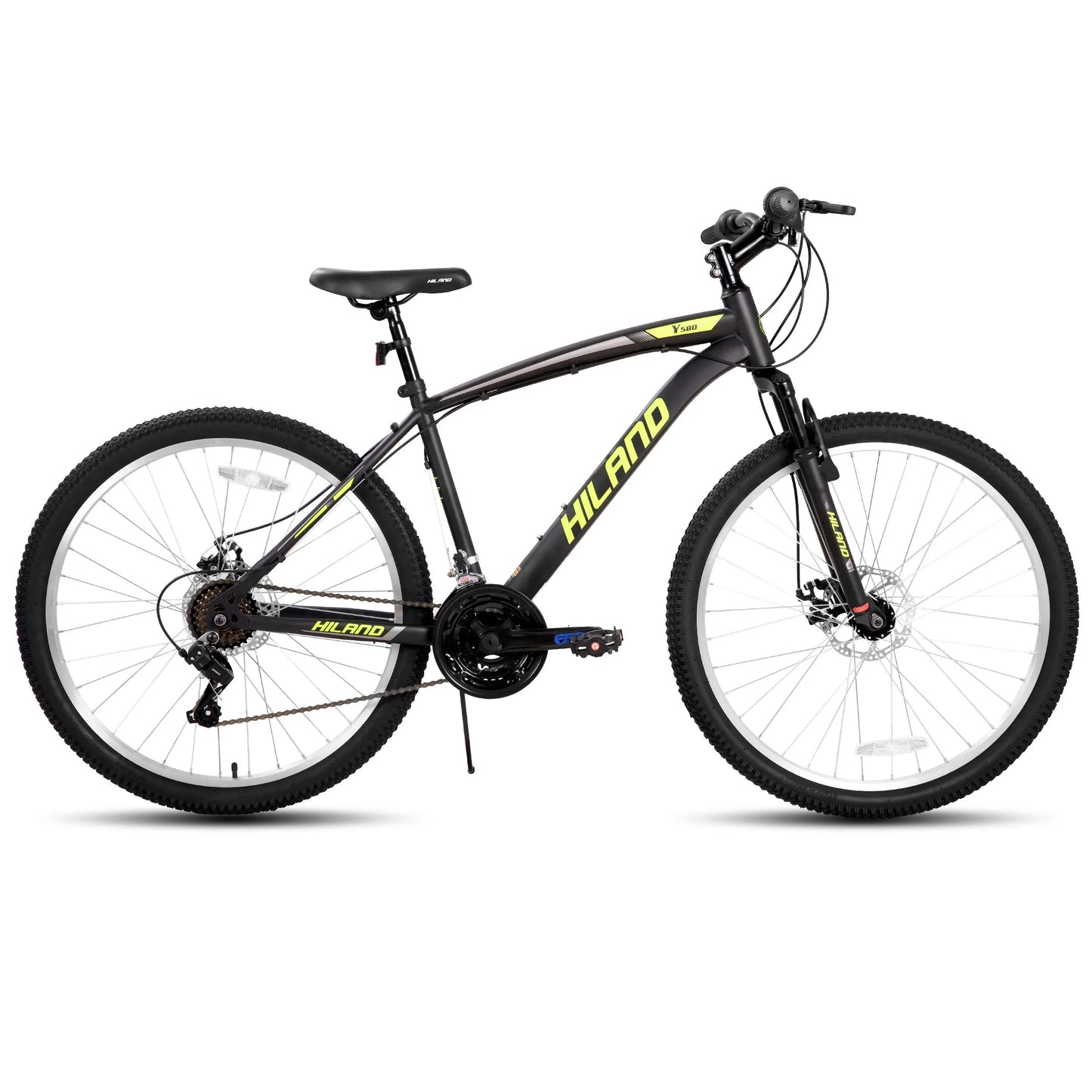 HILAND Mountain Bicycle Dual Disc Brakes Suspension Fork