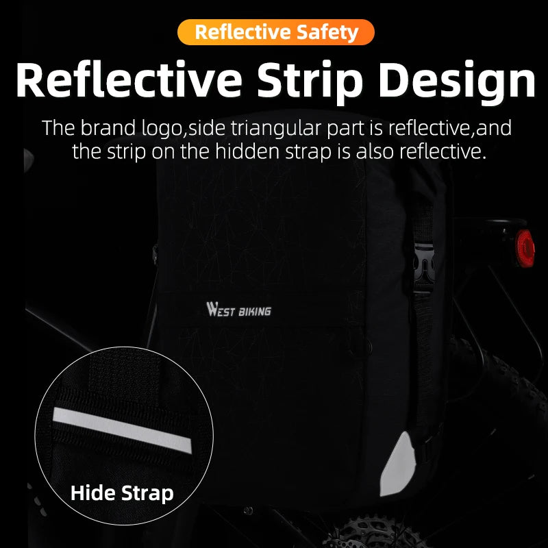 West Biking Pannier Bag Multifunctional Bike Carrier