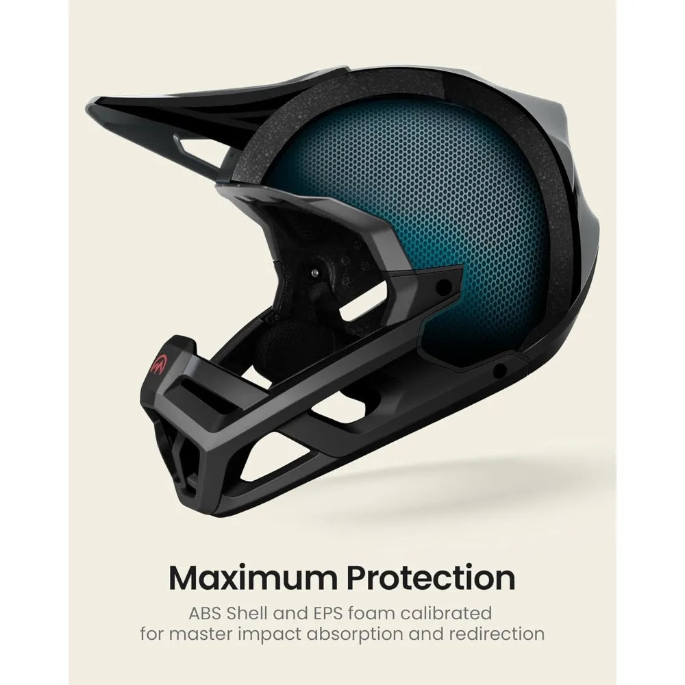 Hign-concerned Full Face Mountain Bike Helmet Chin Pads