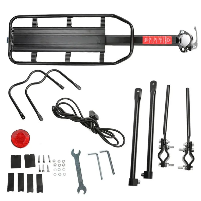 Aluminum Alloy Mountain Bike Carrier With Reflective Plate