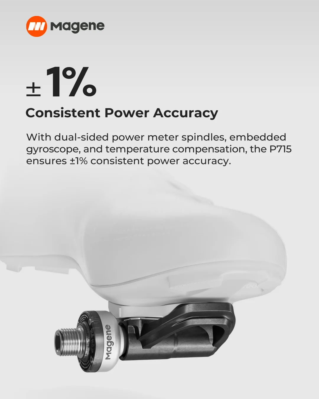 Magene P715 Bike Power Meter Pedals With Power Accuracy