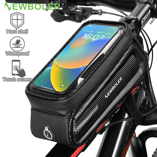 NEWBOLER Frame Front Tube Bike Bag Waterproof Phone Case
