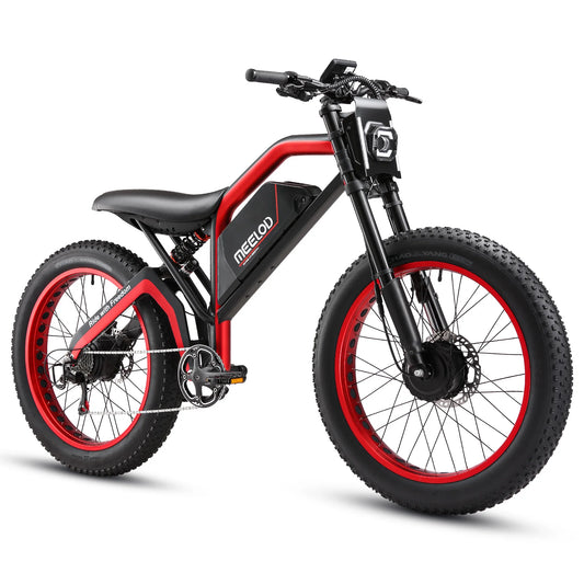 MEELOD XT600DL Dual 1000W Electric Fat Tire Mountain E Bike