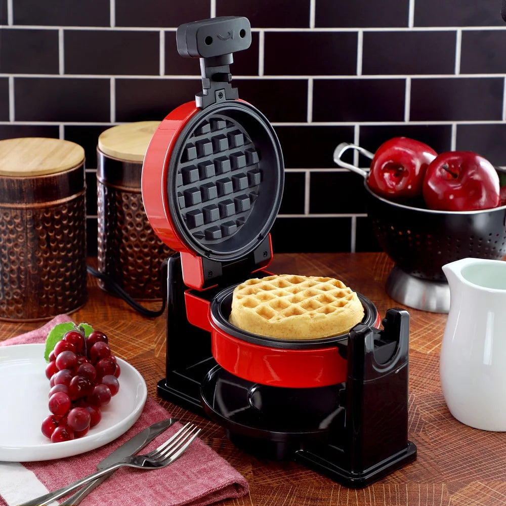 XMSJ Compact Nonstick Waffle Maker Cool Touch Kitchen