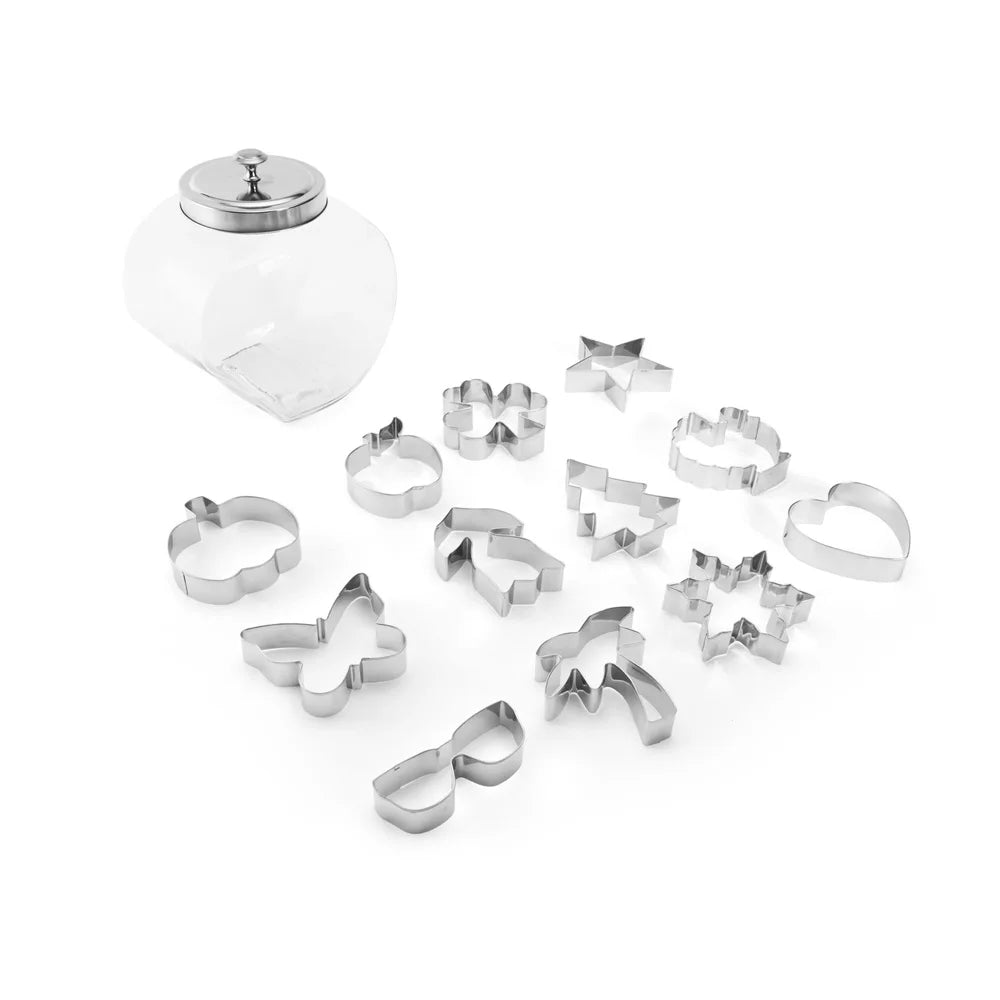 PDQCookie Tools Cookie Cutter Set Snowflake Heart Butterfly