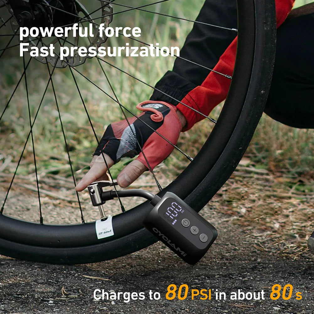 Hign Concerned Air Pump Mini Electric Tire Inflator 100 PSI