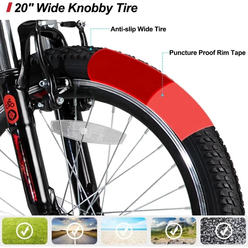 Fork Mountain Bike For Women 21 Speed Aluminum Frame