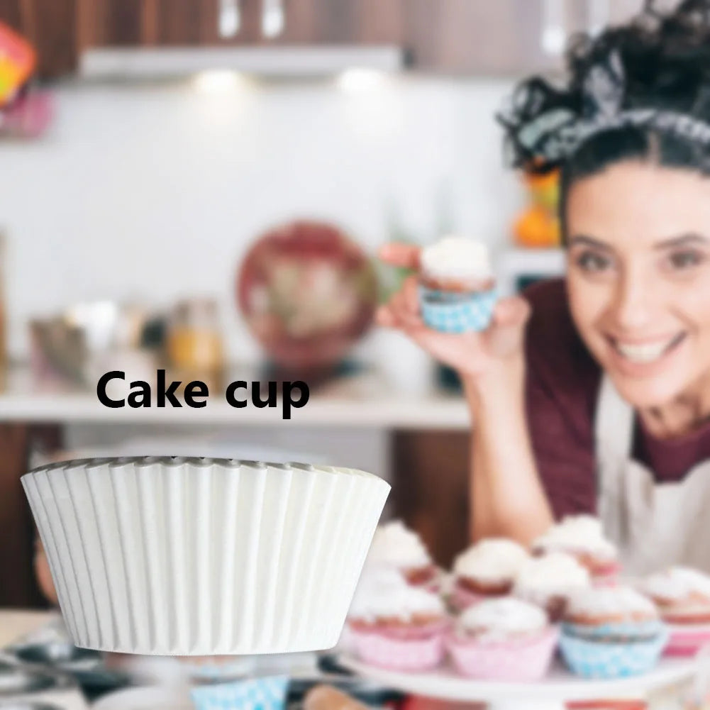 Cake Tools 100 Count Mini Cupcake Liners Greaseproof Paper