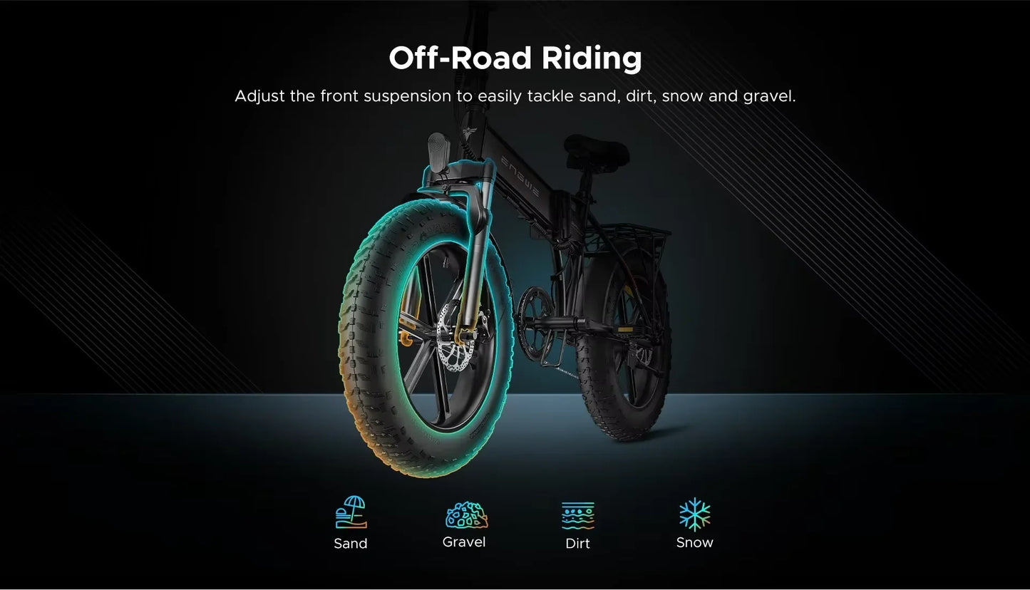 Desert Snow Ebike EP2 Pro 750W 48V Foldable Fat Tire