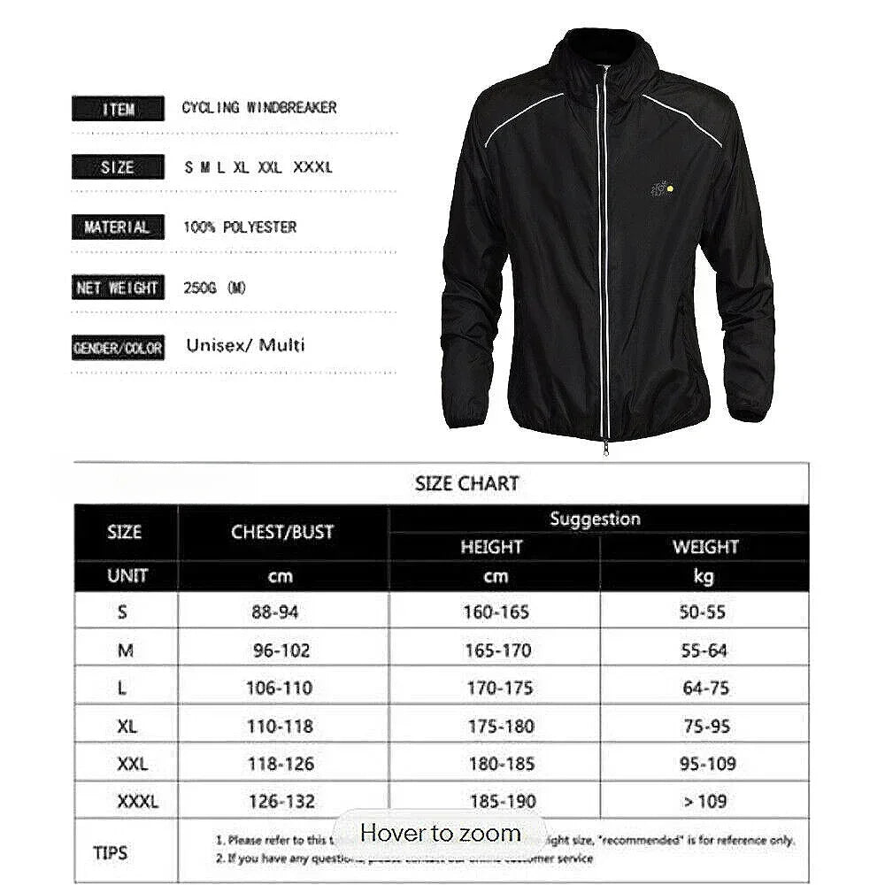 Guangdong Reflective Mens Rain Jacket Waterproof Windproof