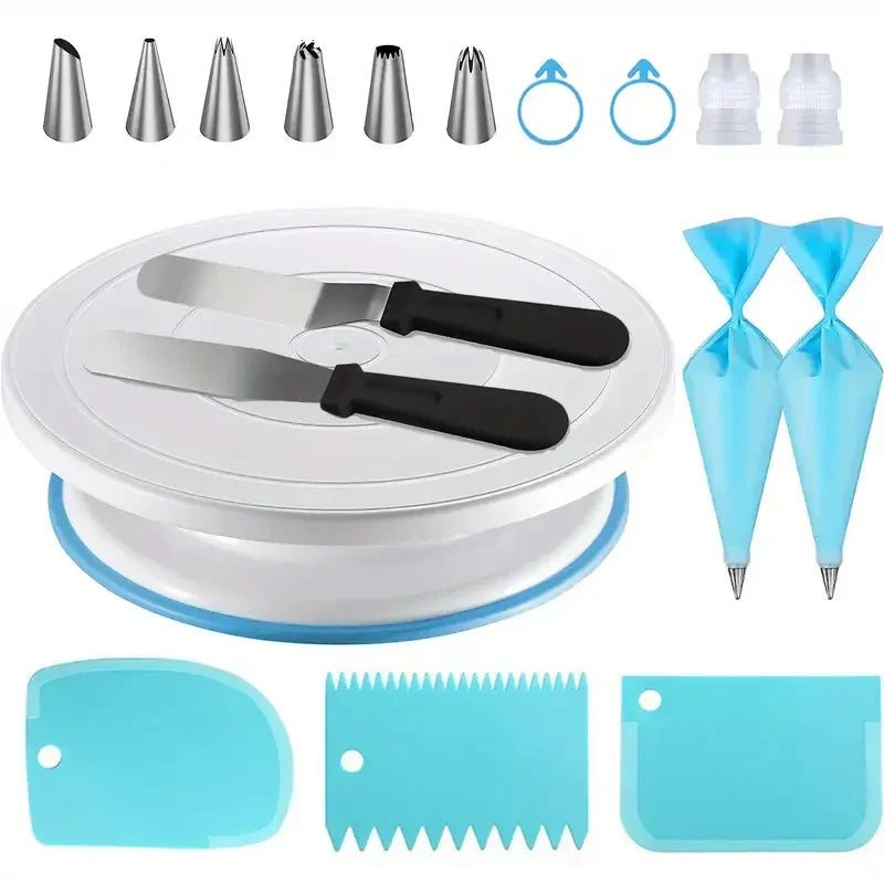 XMSJ 18 Piece Cake Decorating Set For Beginners And Pros