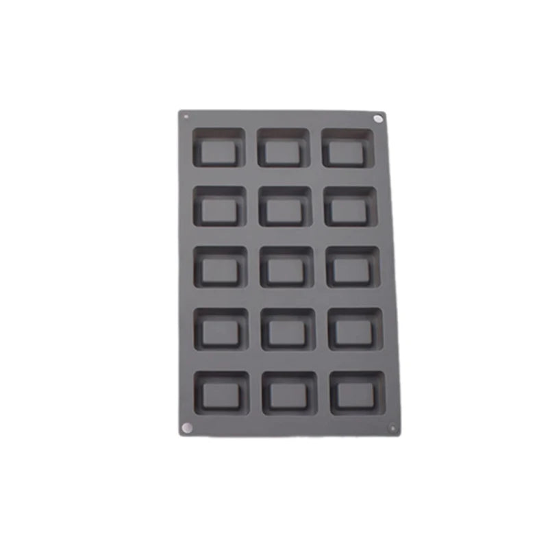 Hign-Concerned Square Donut Silicone Mold Chocolate Cakes