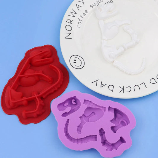 Cake Tools Dinosaur Chocolate Silicone Mold Dino Bones