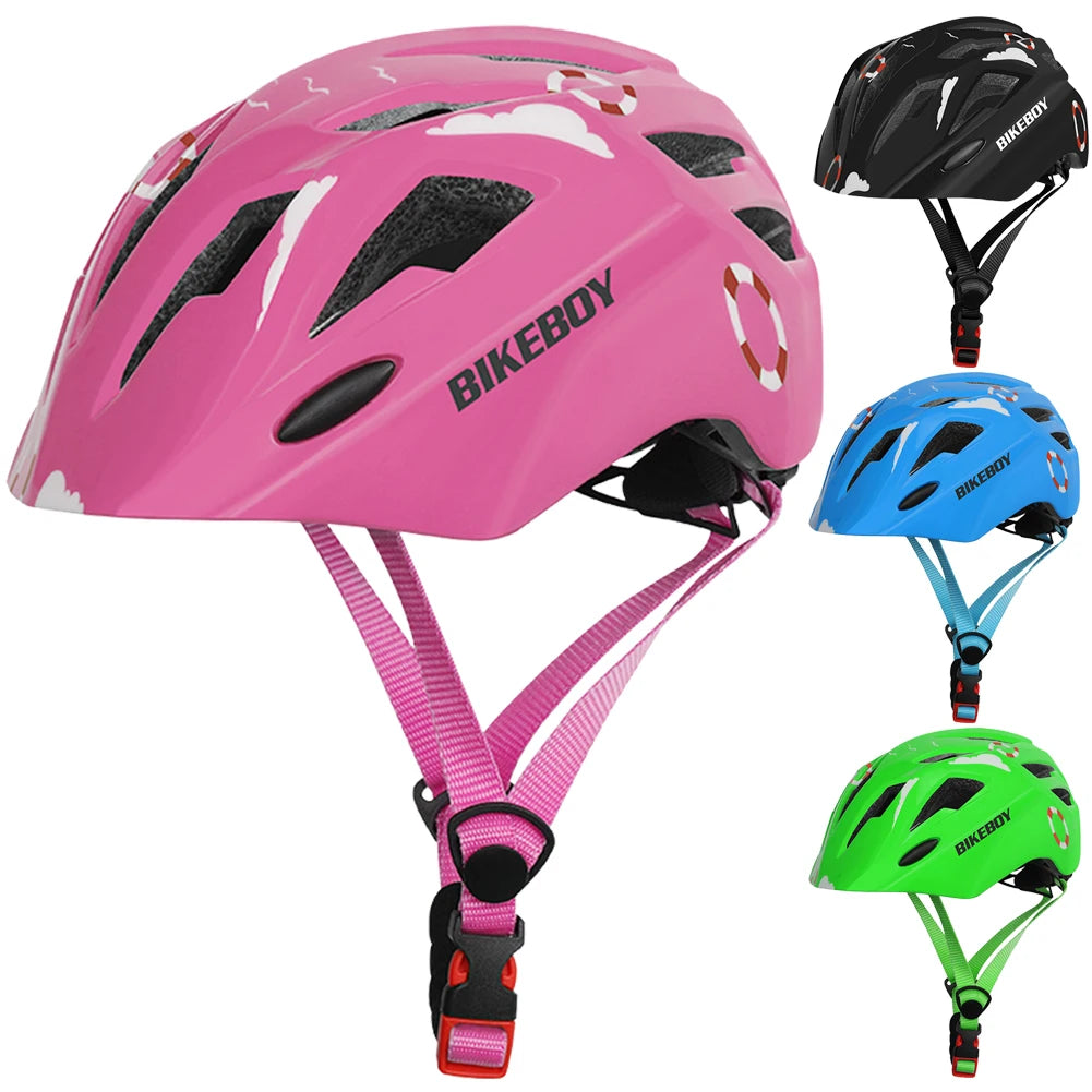 Kids Adjustable Cycling Helmet With Taillights For Balance