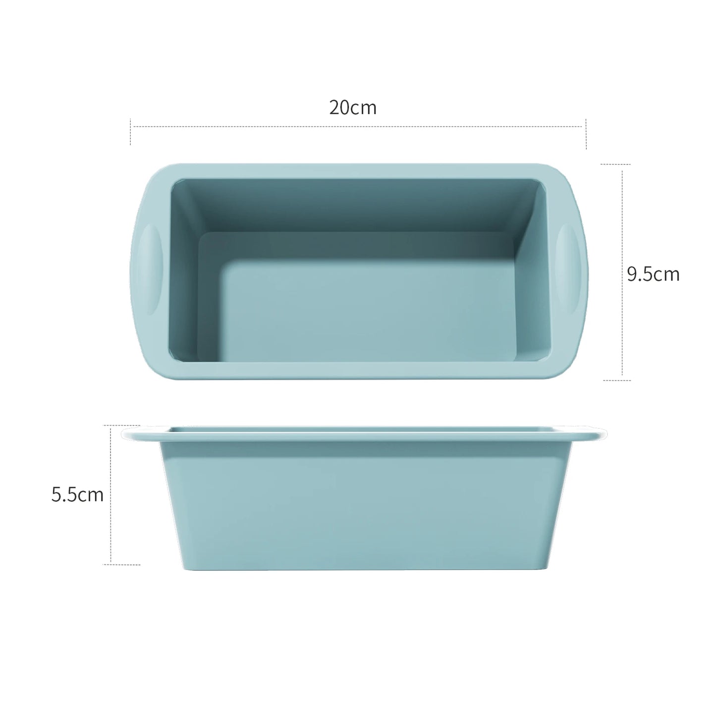 Choice Silicone Baking Molds Nonstick Rectangle Pan Set
