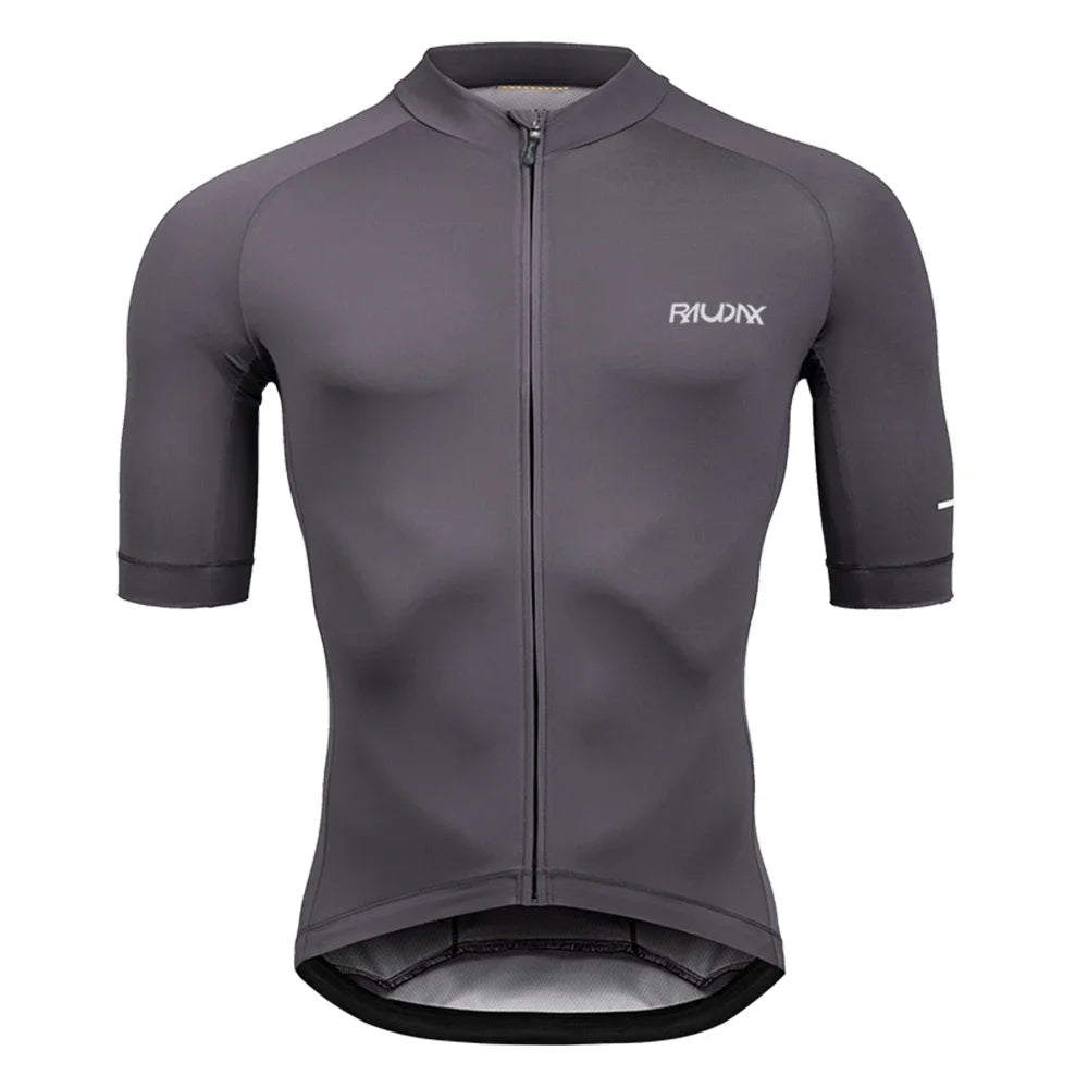Raudax Cycling Jersey Unisex Short Sleeve Breathable Fabric