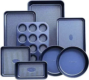 Nonstick Bakeware Set Baking Sheets And Cookie Pans