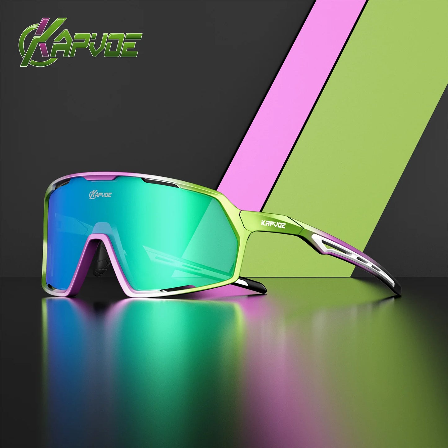 Kapvoe Cycling Glasses UV400 Protection Unisex Sunglasses