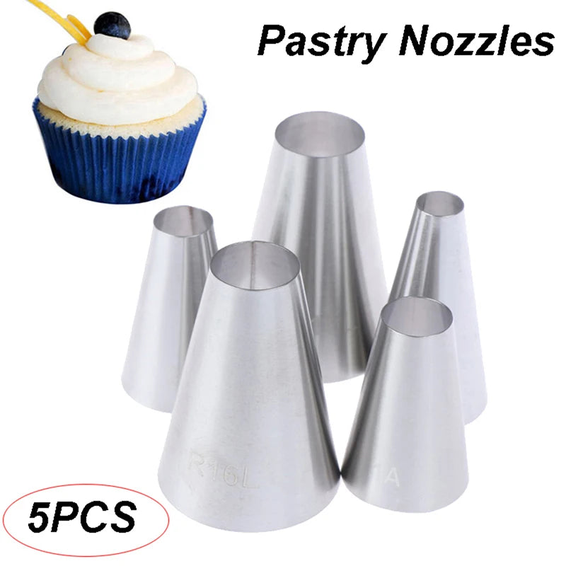 Cake Tools Decorating Tip Stainless Steel Piping Nozzles